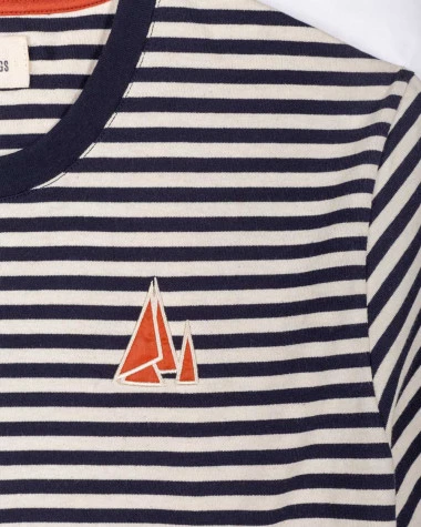 Men's Breton Shirt - Nantucket Recycled Sail - Image 2