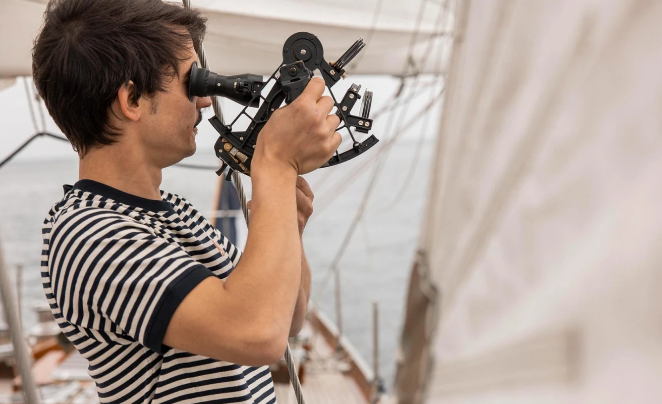 Men's Breton Shirt - Nantucket Recycled Sail - Image 3