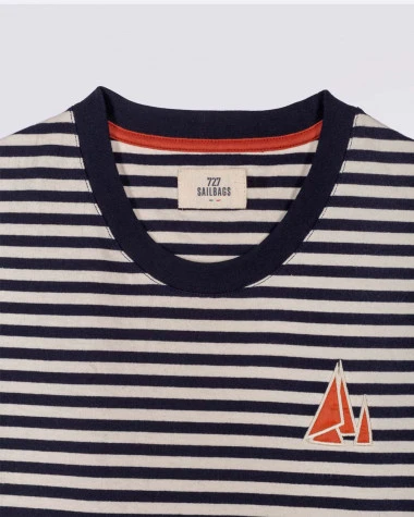 Men's Breton Shirt - Nantucket Recycled Sail - Image 4