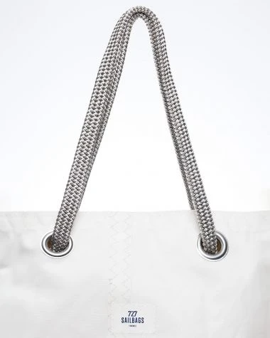 Bag Handles Light Grey Recycled Sail