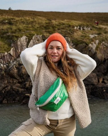 Fanny Pack Ibiza Green Recycled Sail - Image 10