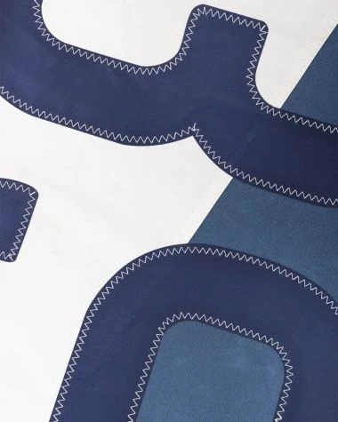 Beechwood Deckchair Nattier Blue Recycled Sail - Image 6