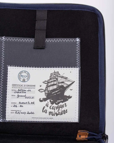 MacBook Laptop Case - 13"- 13,3'' Belem Collection Recycled Sail - Image 7