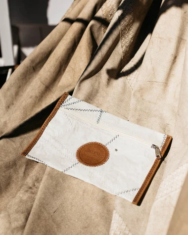 Zipped Pouch Belem Collection Recycled Sail - Image 2
