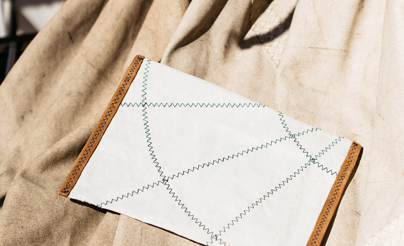 Zipped Pouch Belem Collection Recycled Sail - Image 3