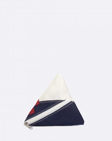 Berlingo Door Stopper Navy And Red Recycled Sail - Image 5