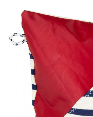 Cushion 40x40 Breton Stripes Recycled Sail - Image 5