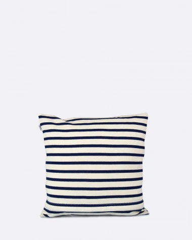 Cushion 40x40 Breton Stripes Recycled Sail - Image 2
