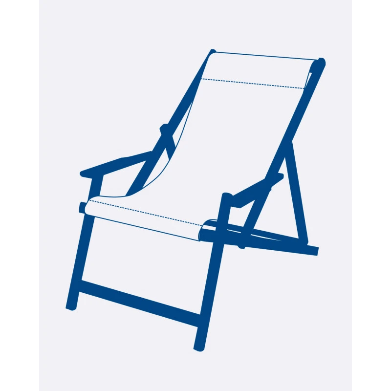 Custom Deckchair Recycled Sail