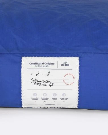 Dog Bed Blue Recycled Sail - Image 5