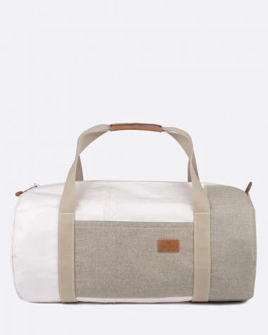 Onshore Duffel Bag Linen And Lether Recycled Sail - Image 2