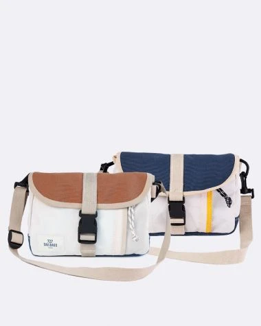 Duo Pack: Scooty Handlebar Cross-body Bag Convertible Recycled Sail