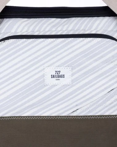 Feroe Travel Bag Khaki Recycled Sail - Image 7