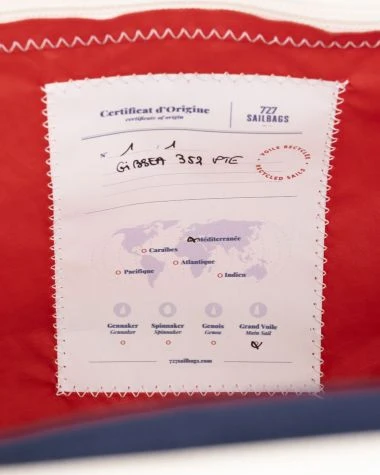 Feroe Travel Bag Navy Recycled Sail - Image 4