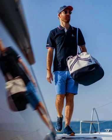 Feroe Travel Bag Navy Recycled Sail - Image 6