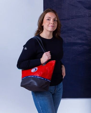 Legend Handbag Vendée Globe Collection Red Recycled Sail - Image 10