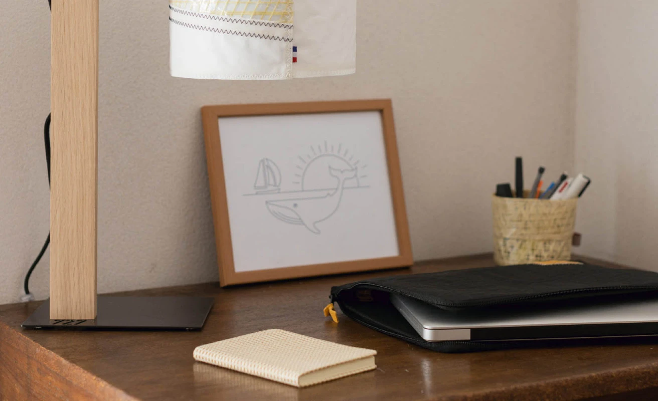 MacBook Laptop Case - 13"- 13,3'' Black Recycled Sail - Image 3