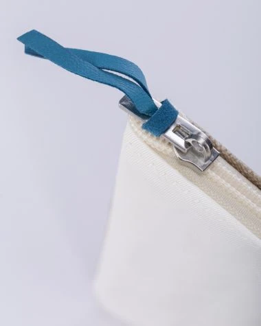 Makeup Bag Blue Recycled Sail - Image 4