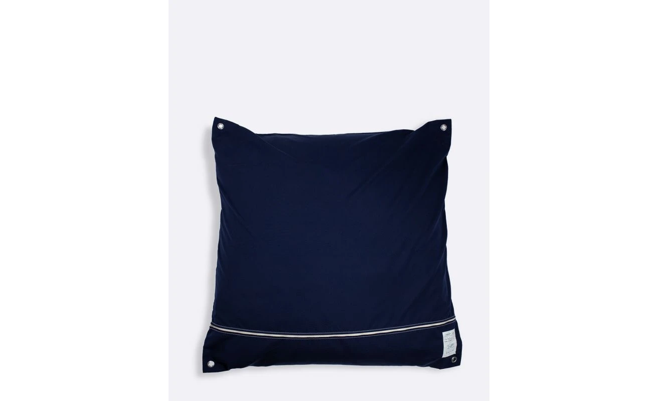 Maxi Bean Bag 55x55 In Navy Blue Recycled Sail - Image 3