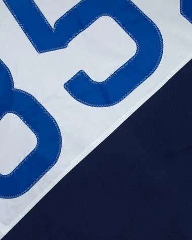 Maxi Bean Bag 55x55 In Navy Blue Recycled Sail - Image 4