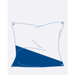 Custom Maxi BeanBag 55x55 In Recycled Sail