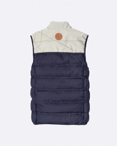 Men's Sleeveless Down Jacket Belem Collection Recycled Sail - Image 2