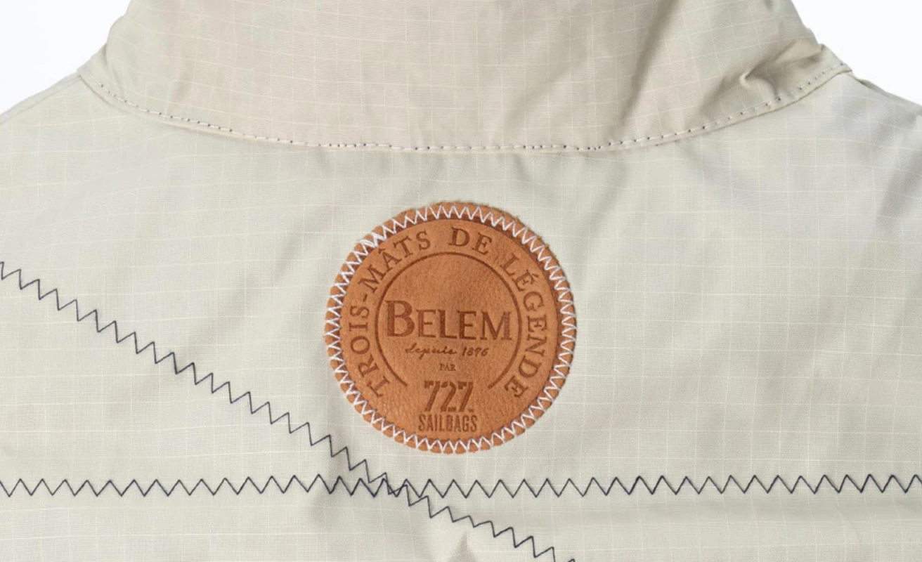 Women's Sleeveless Down Jacket Belem Collection Recycled Sail - Image 3