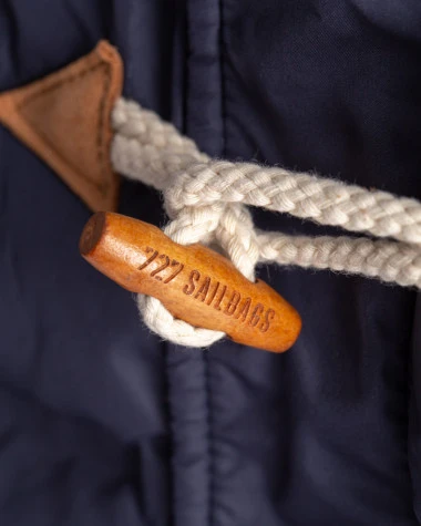 Women's Sleeveless Down Jacket Belem Collection Recycled Sail - Image 5