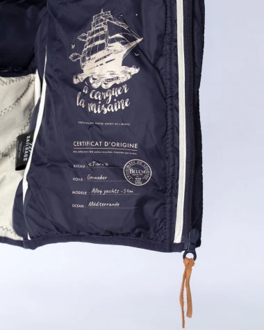 Women's Sleeveless Down Jacket Belem Collection Recycled Sail - Image 6