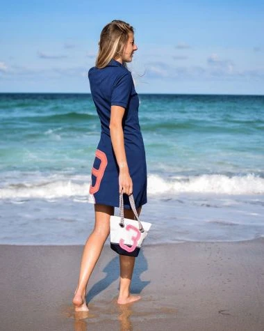 Mini Legend Handbag Summer Time Pink Recycled Sail - Image 5