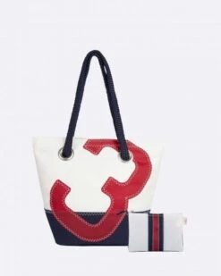 Pack: Legend Handbag And Makeup Bag Navy Collection Recycled Sail