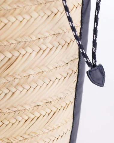 Pénélope Basket Bag Navy Blue Recycled Sail - Image 10