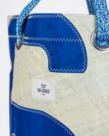Family Bag Blue Recycled Sail - Image 4