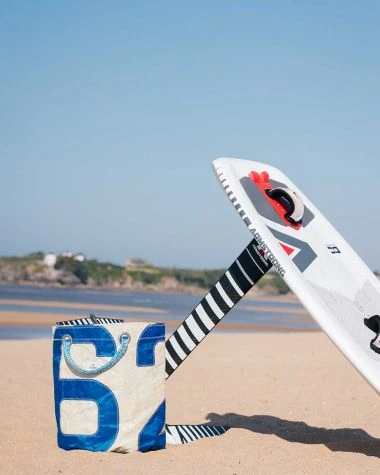 Family Bag Blue Recycled Sail - Image 6