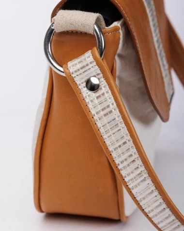 Half-moon Cross-body Bag Recycled Sail - Image 7