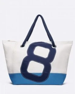 Carla Travel Bag Pastel Blue Recycled Sail