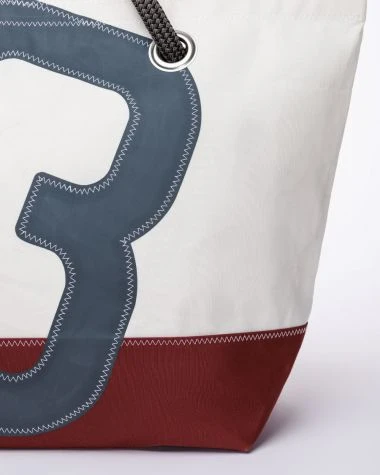 Carla Travel Bag Brick Red Recycled Sail - Image 4