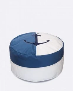 Cruise Bean Bag ⌀28 Blue Anchor Recycled Sail