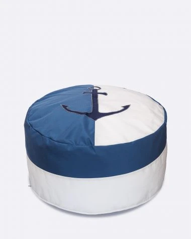Cruise Bean Bag β28 Blue Anchor Recycled Sail