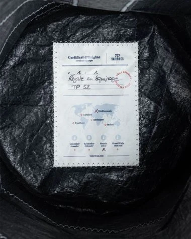 Paper Basket 3Di Black Sail Recycled Sail - Image 5