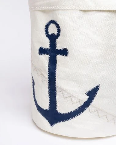 Paper Basket Blue Anchor Recycled Sail - Image 4