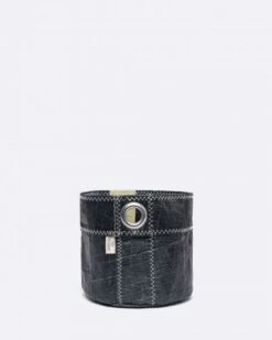 Table Basket 3Di Black Size Small Recycled Sail