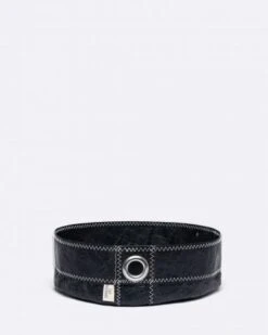 Table Basket 3Di Black Size Medium Recycled Sail