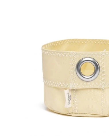 Table Basket Beige Size Extra Small Recycled Sail - Image 2