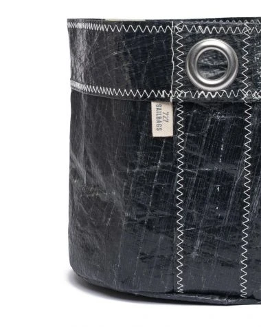 Table Basket 3Di Black Size Large Recycled Sail - Image 2