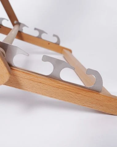 Beechwood Deckchair Mustard Yellow Recycled Sail - Image 2