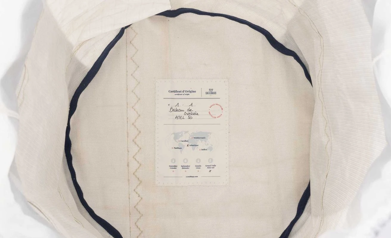 Laundry Basket Whale Recycled Sail - Image 3