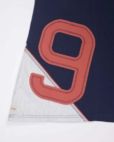 Yachting Polo Dress Deep Blue Recycled Sail - Image 2