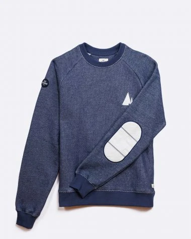 Sweatshirt Heather Blue Recycled Sail
