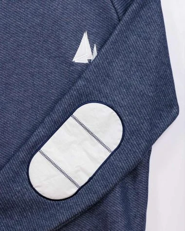 Sweatshirt Heather Blue Recycled Sail - Image 4